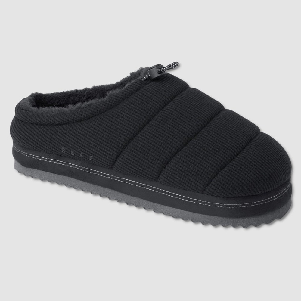 Reef Hiatus Mule Slippers - NEW Mens Size Medium (9-10) Black - #49598-K4